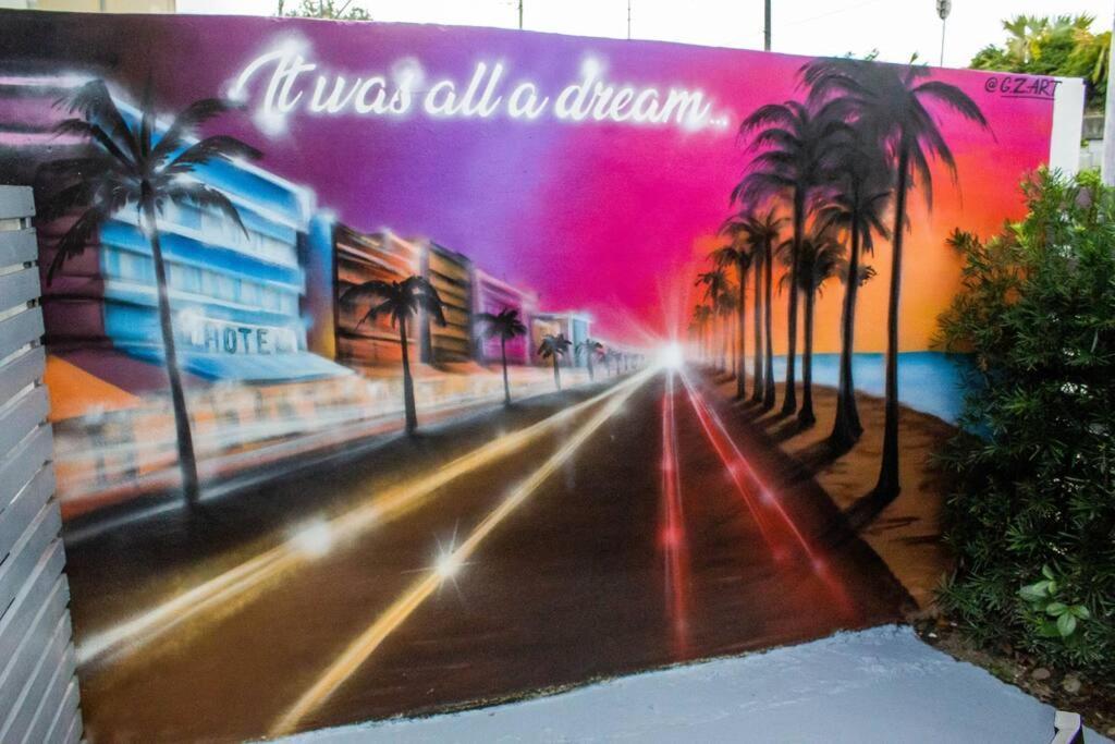 Unique Miami Art Escape W/ Hottub, Arcade & Murals Eksteriør bilde