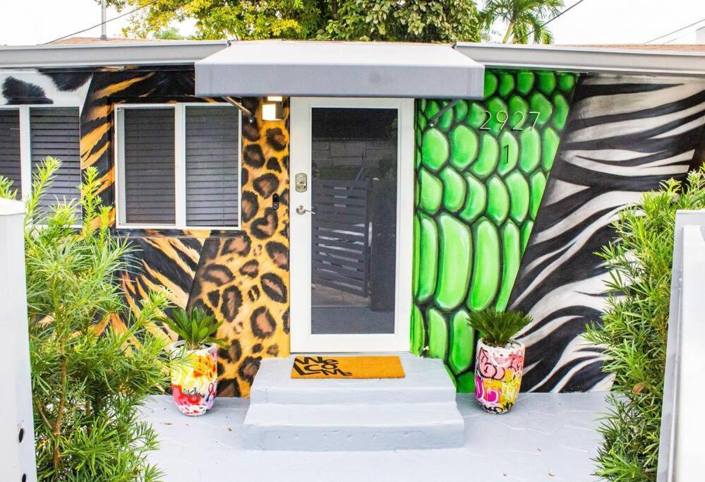 Unique Miami Art Escape W/ Hottub, Arcade & Murals Eksteriør bilde